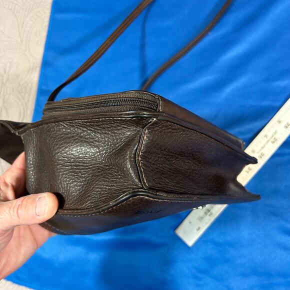 Fossil Crossbody Bag Vintage Genuine Leather 8.5 x 7.5 x 3 - Picture 9 of 13